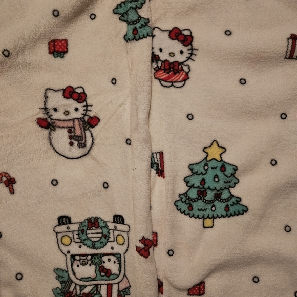 Hello Kitty Christmas Pajama Pants Size S hello kitty pajamas plush - Picture 3 of 4